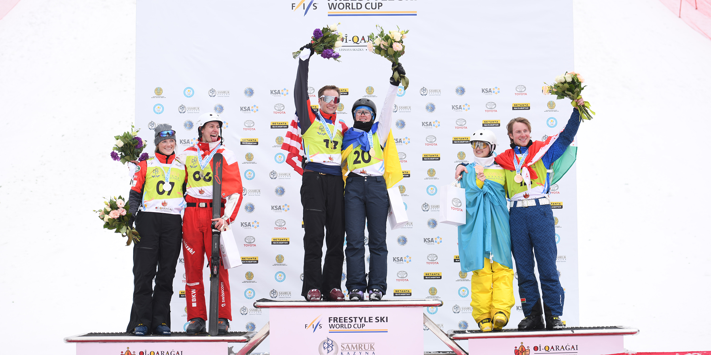 Almaty podium