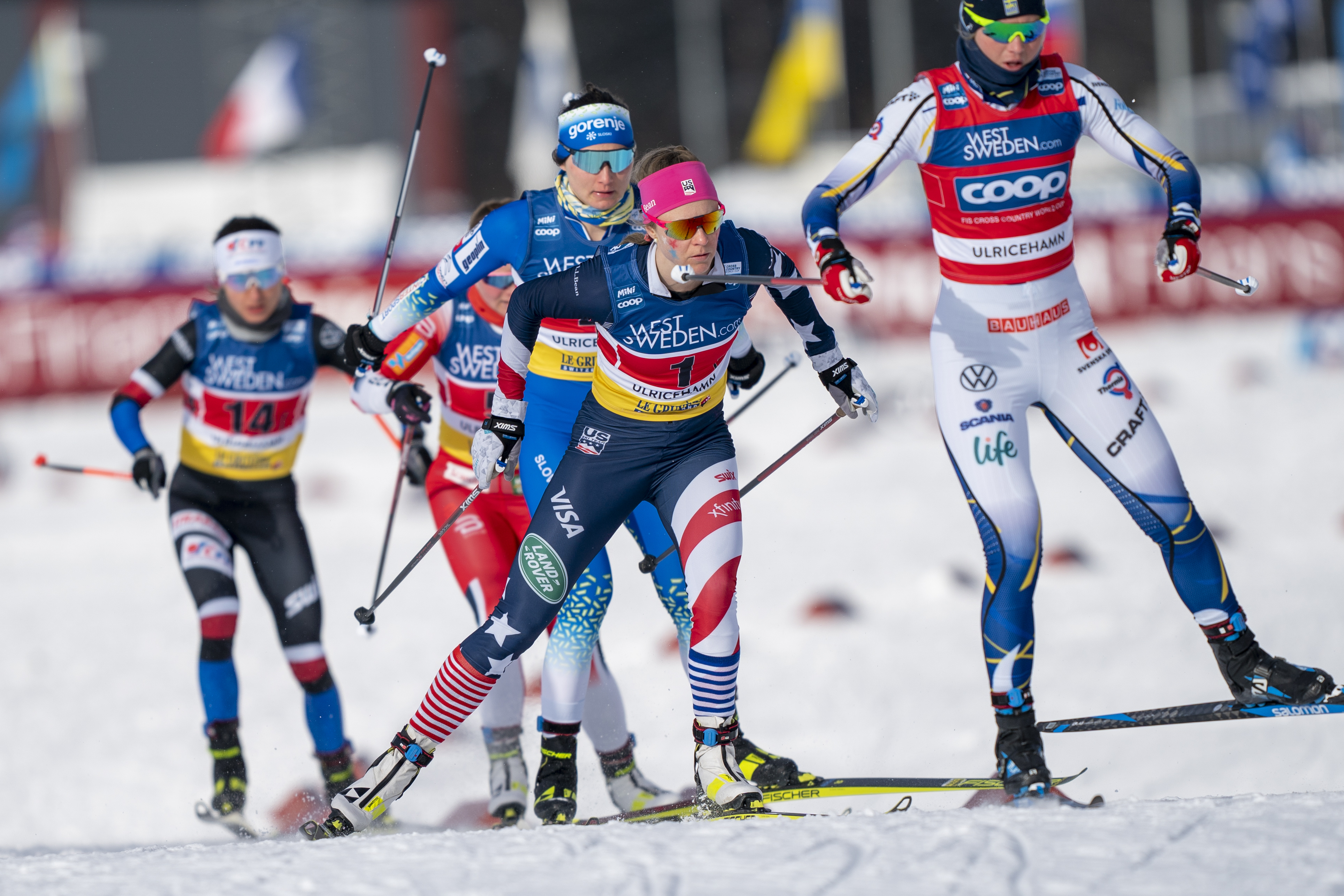 Sadie Maubet Bjornsen World Championships team sprint