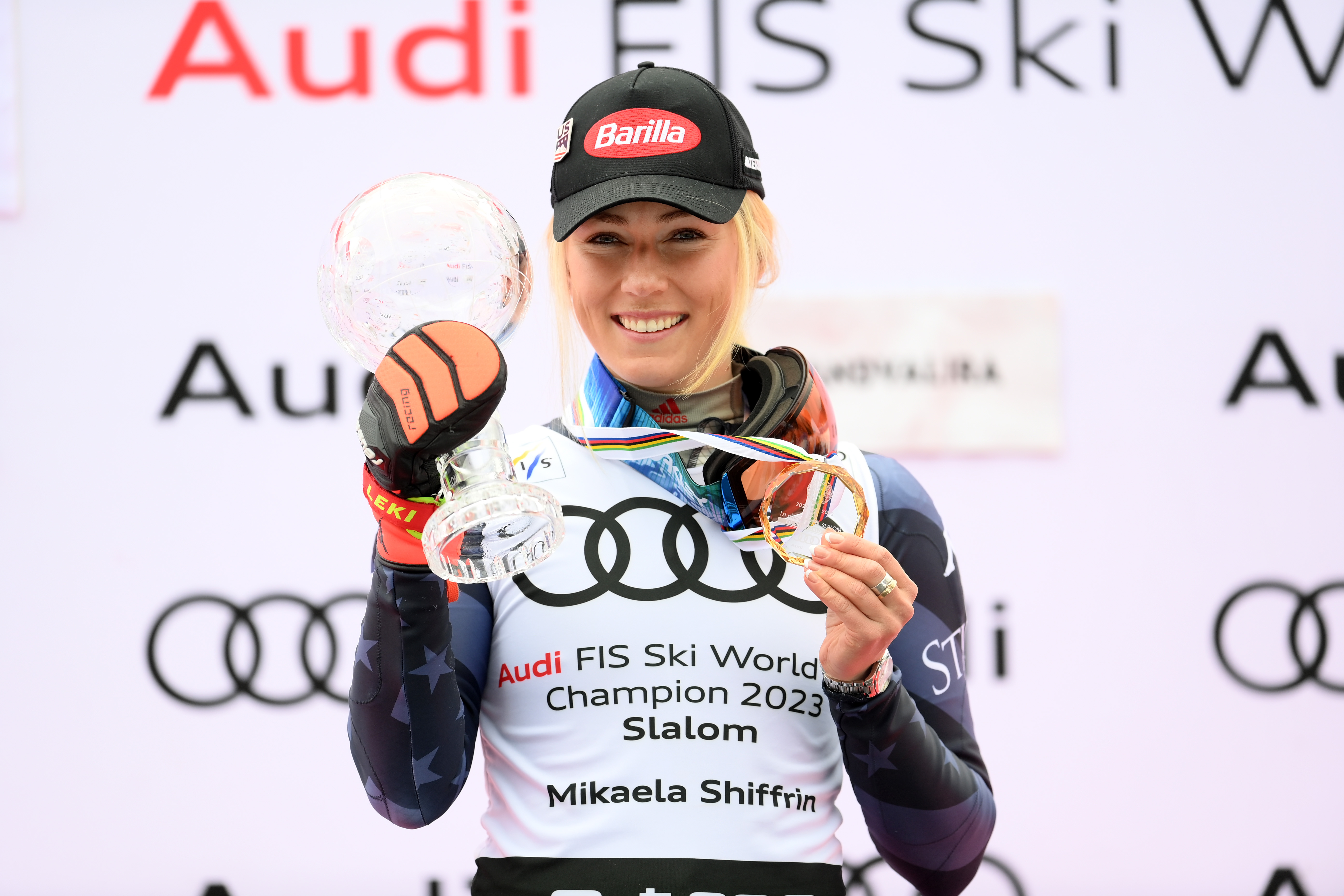 Mikaela Shiffrin slalom globe