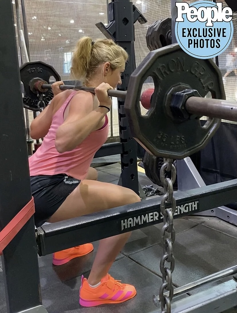 Mikaela Shiffrin in the Gym Before the ESPYs