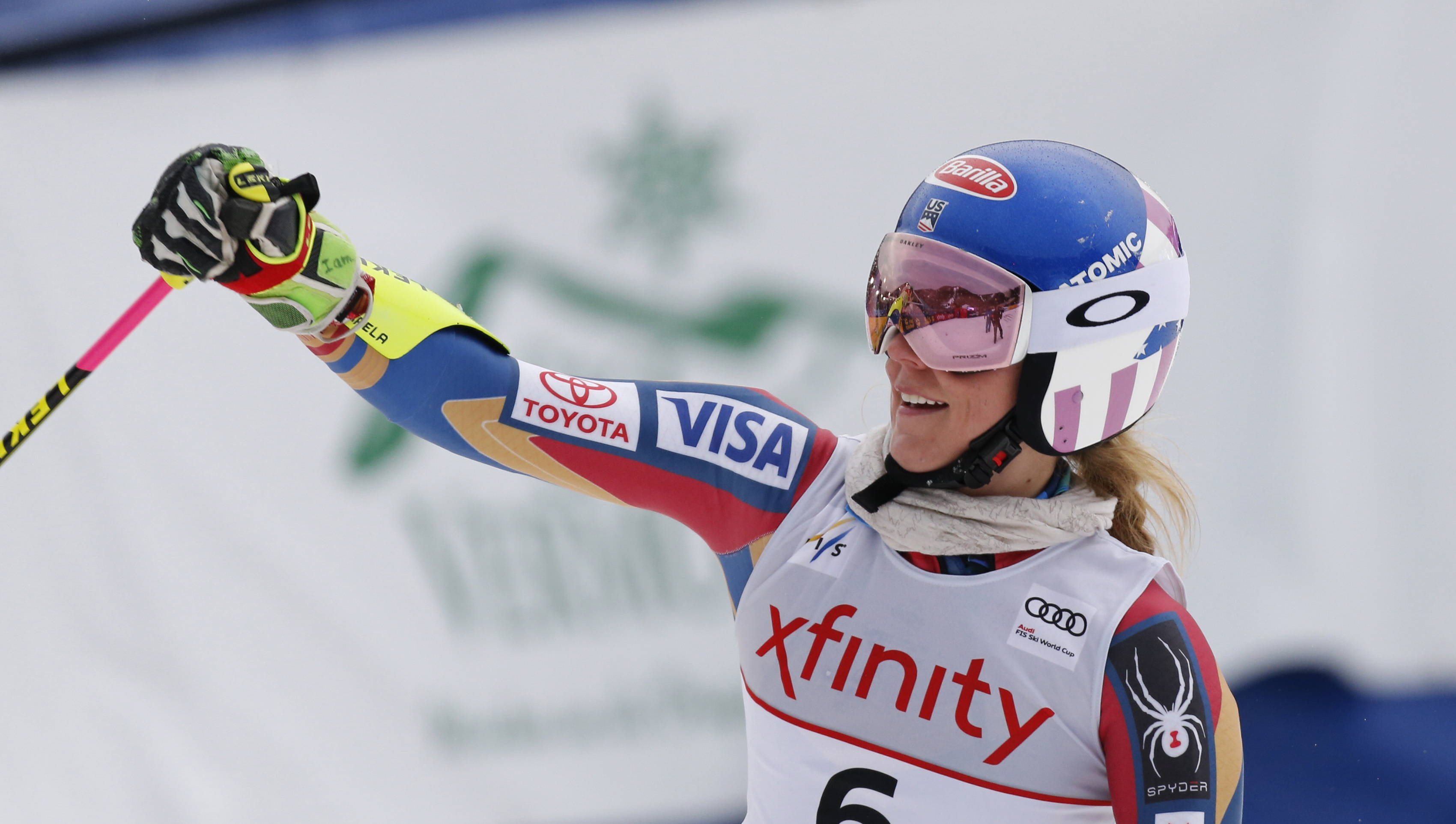 Shiffrin Second In Xfinity Killington Cup GS - 3400 x 1924 jpeg 2513kB