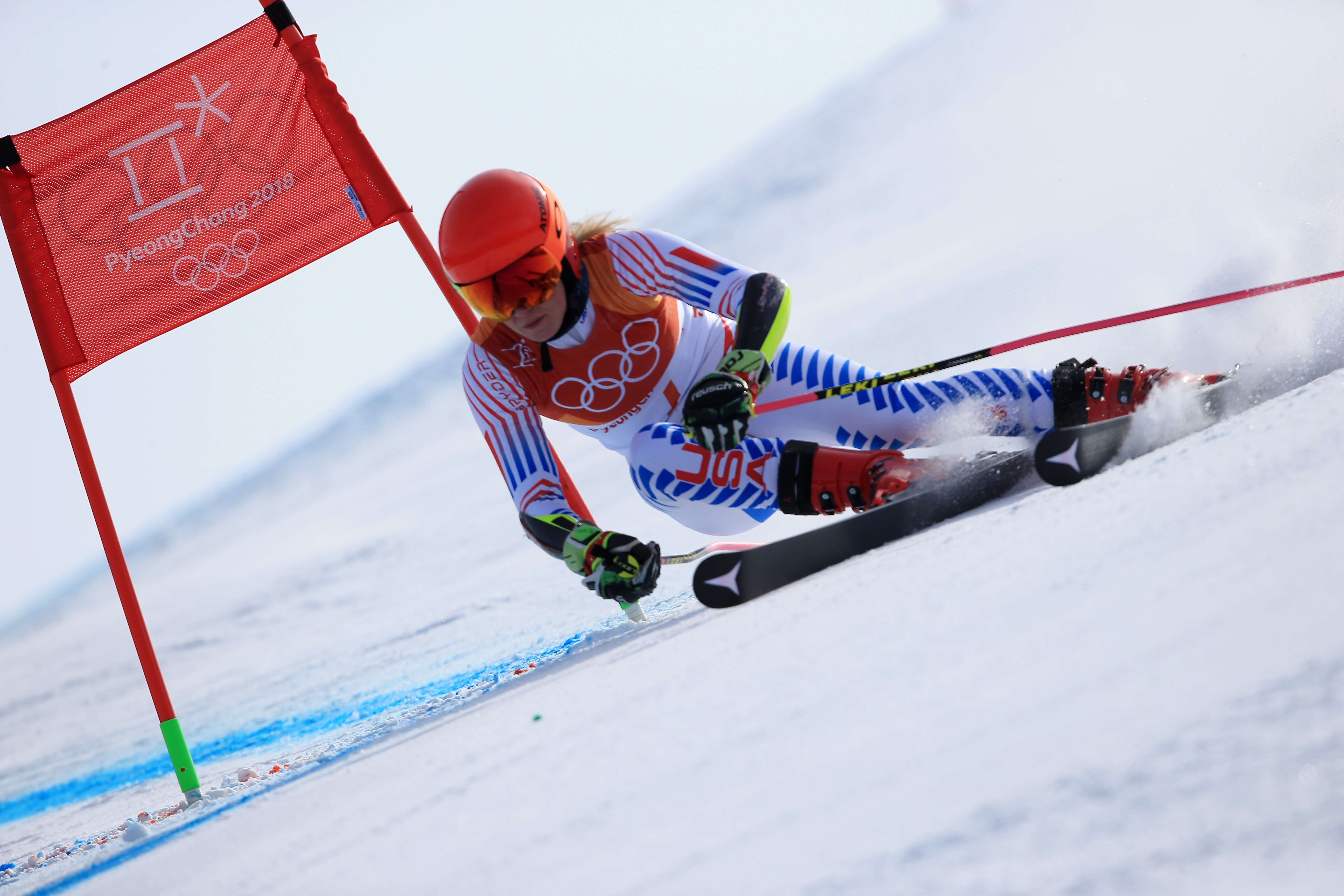 Alpine skiing at the 2018 olympic winter games event results Shiffrin Wins Giant Slalom Gold