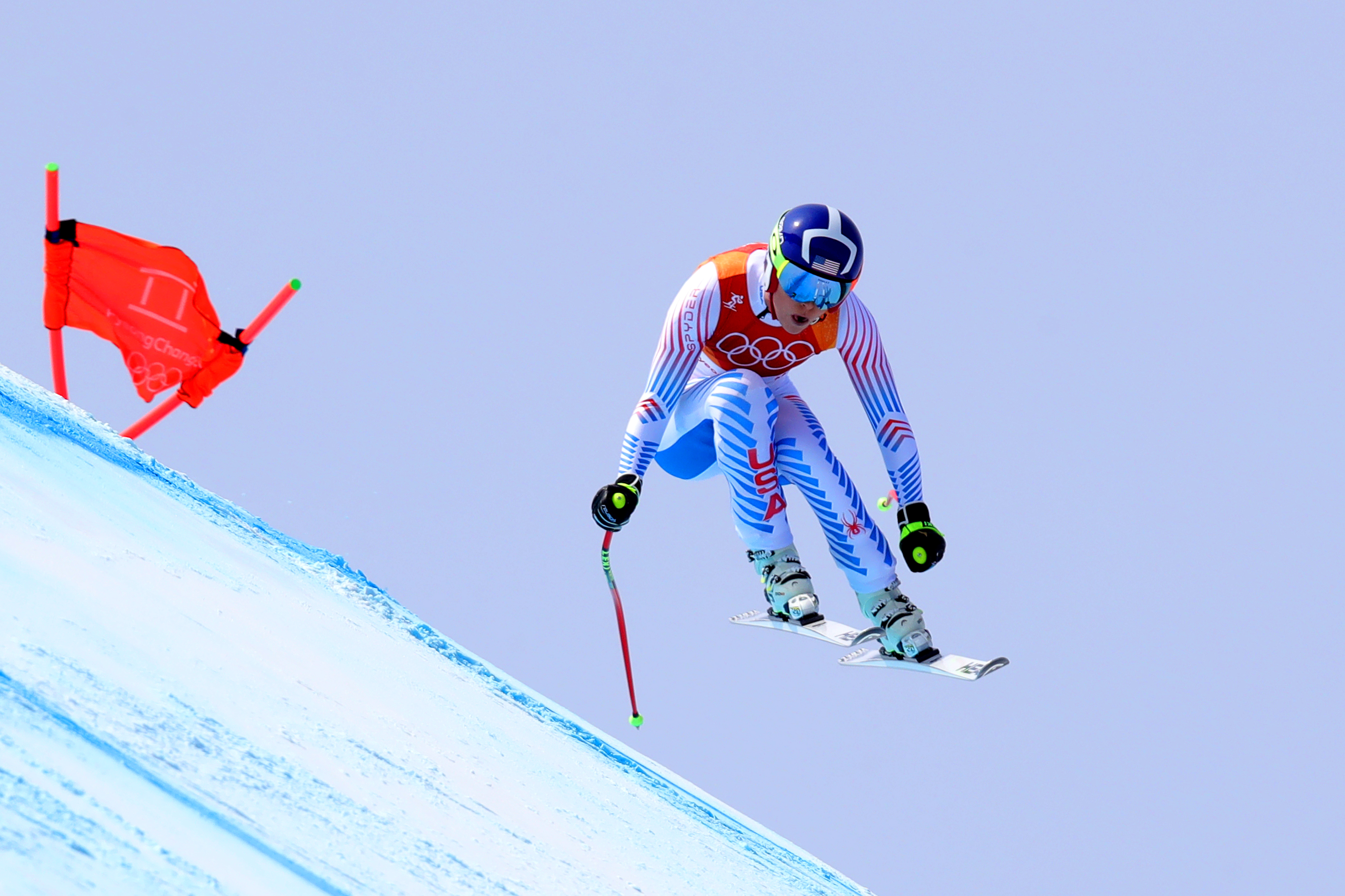 Lindsey Vonn took the downhill bronze medal Wednesday at the 2018 Olympic Winter Games. (Getty Images - Alexander Hassenstein)