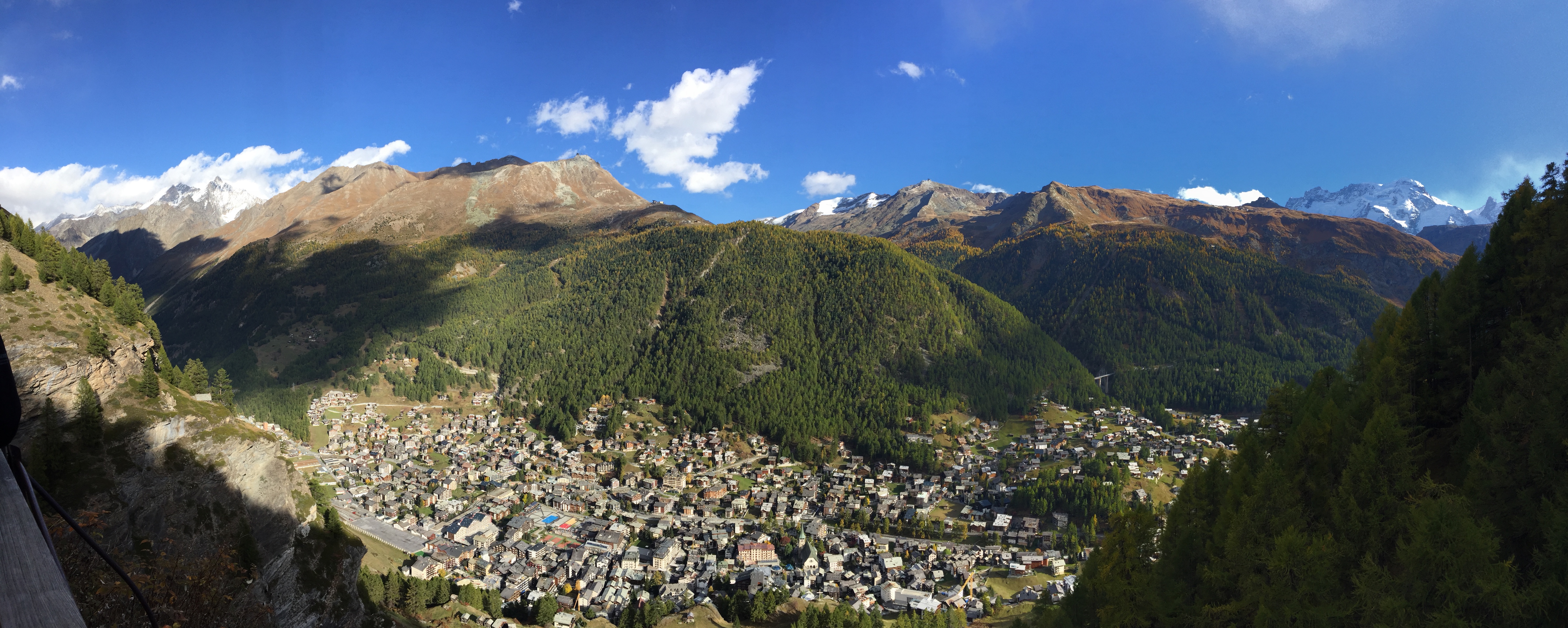 The town of Zermatt, Switzerland
