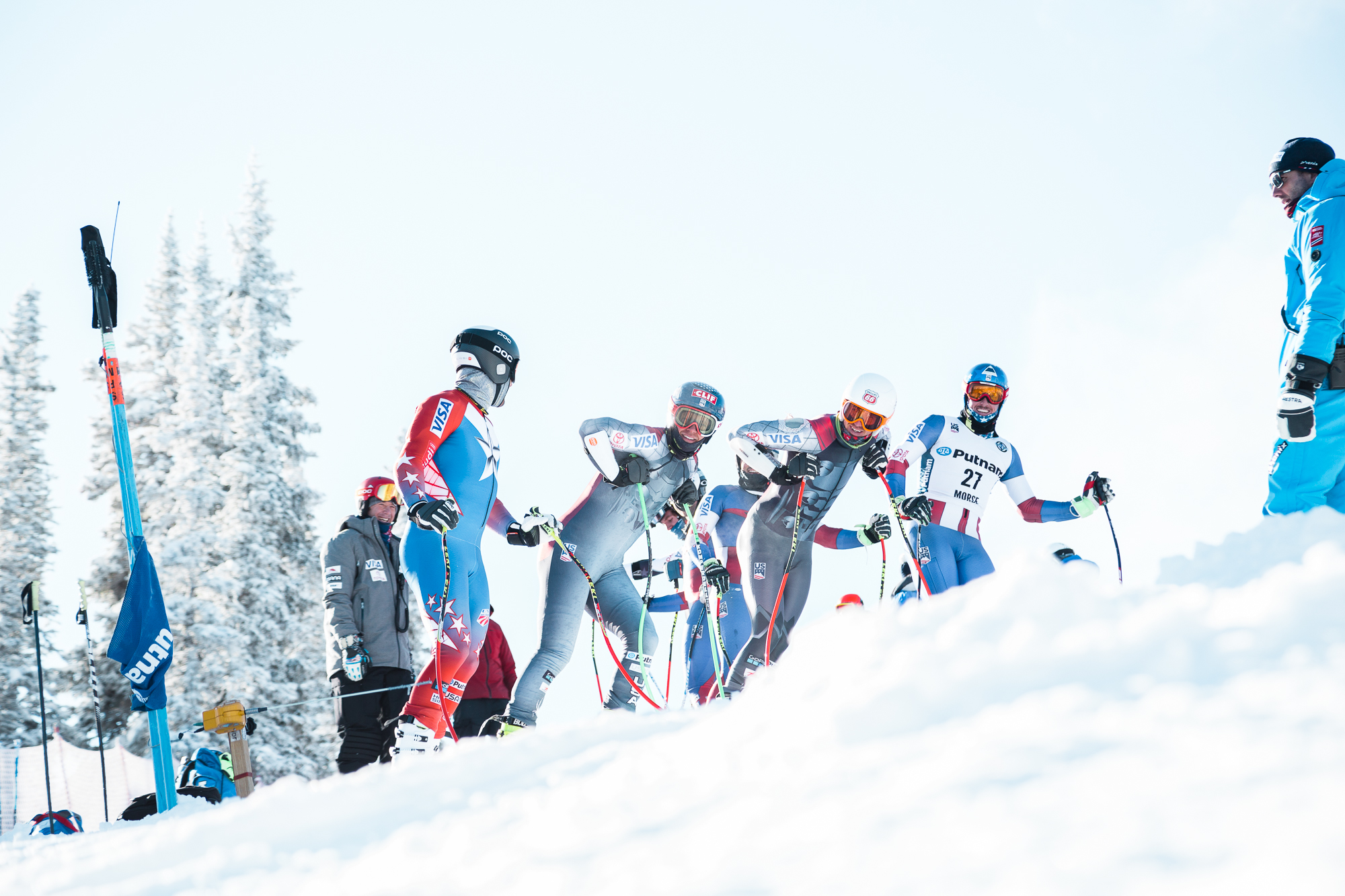 Men's Speed Team Trains in at our U.S. Ski Team Speed Center at Copper Mountain