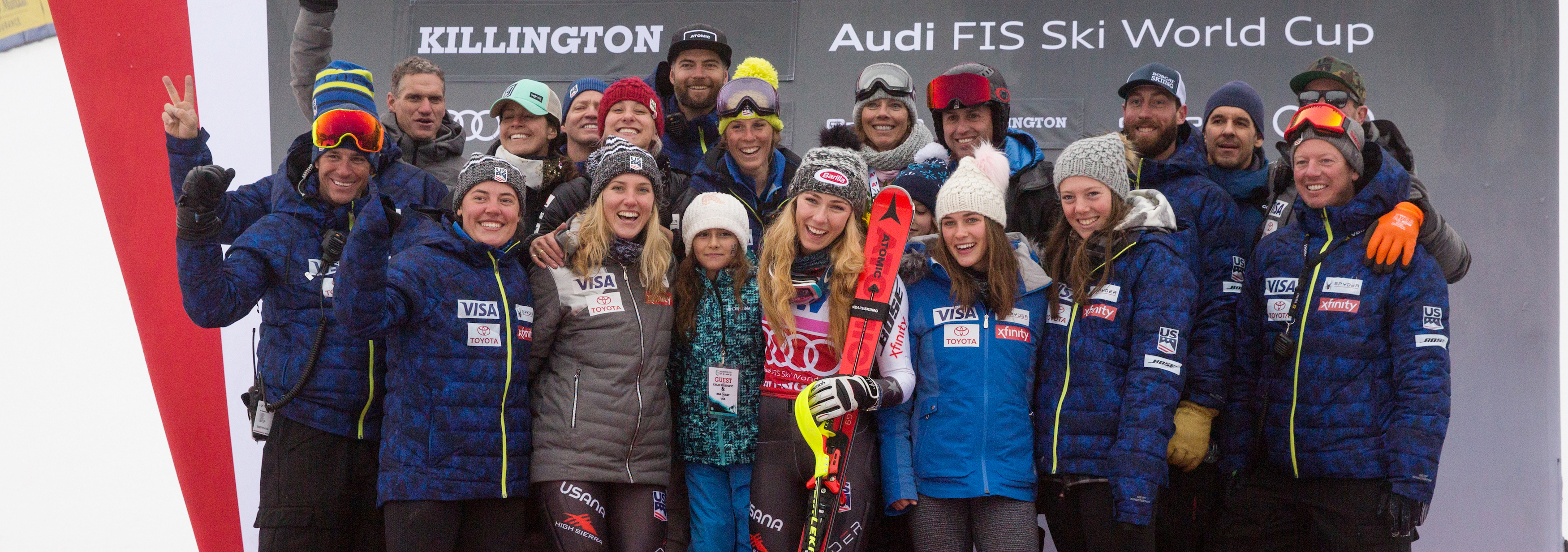 Mikaela Shiffrin Celebrates Killington Slalom Victory