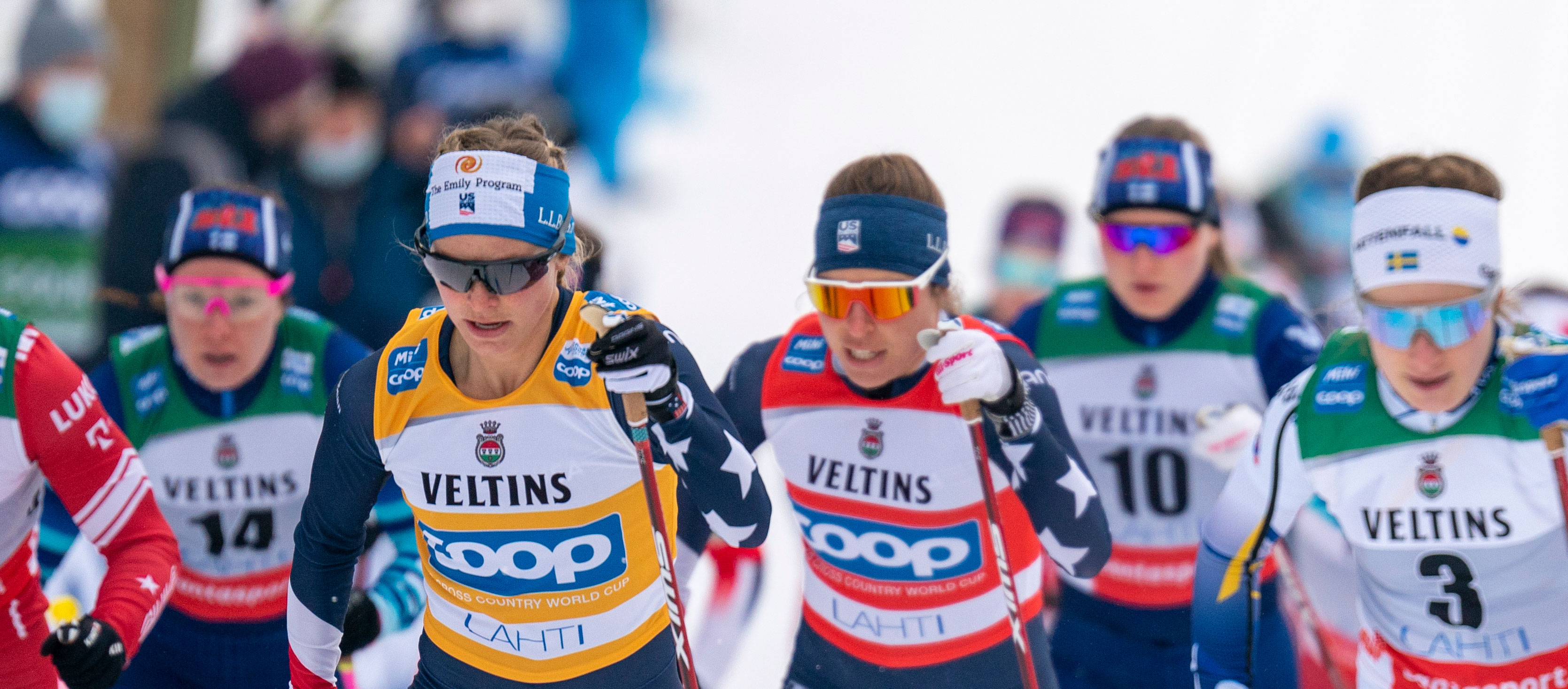 Diggins Fifth in Lahti Skiathlon