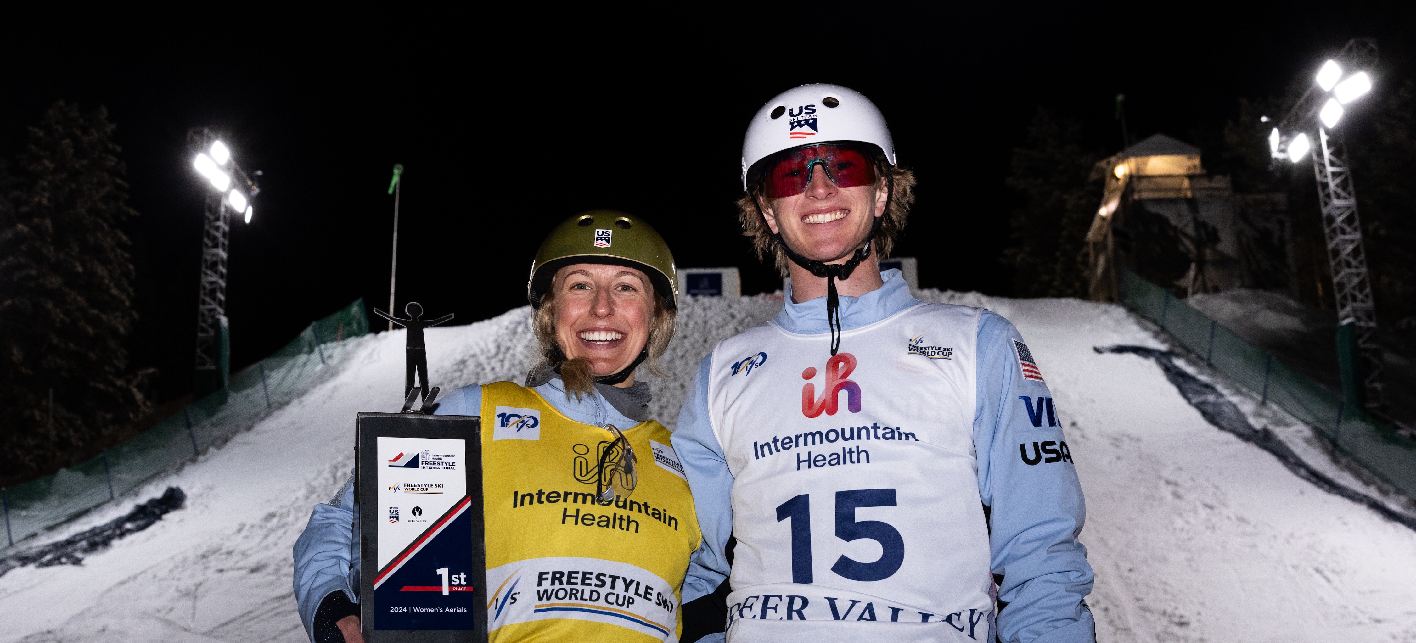 winter vinecki and connor curran after deer valley world cup