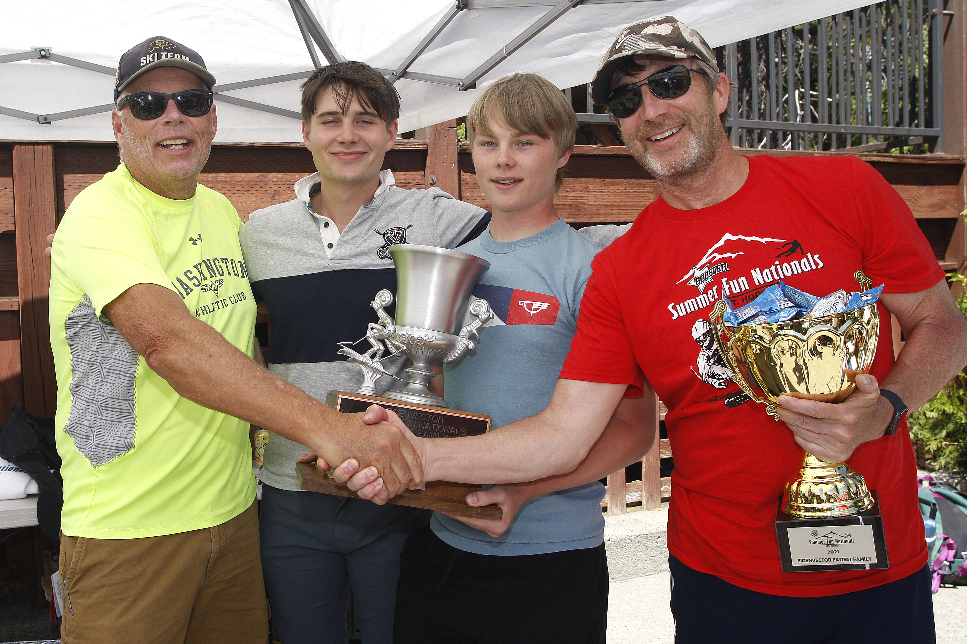 2021 Summer Fun Nationals Eigenvector Fastest Family Award - Anderson Family