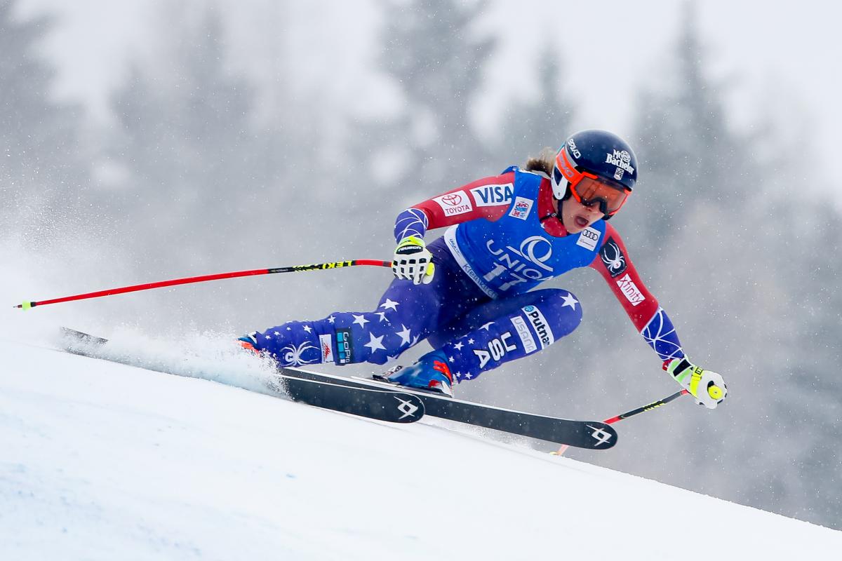 Ross Leads Americans in Downhill