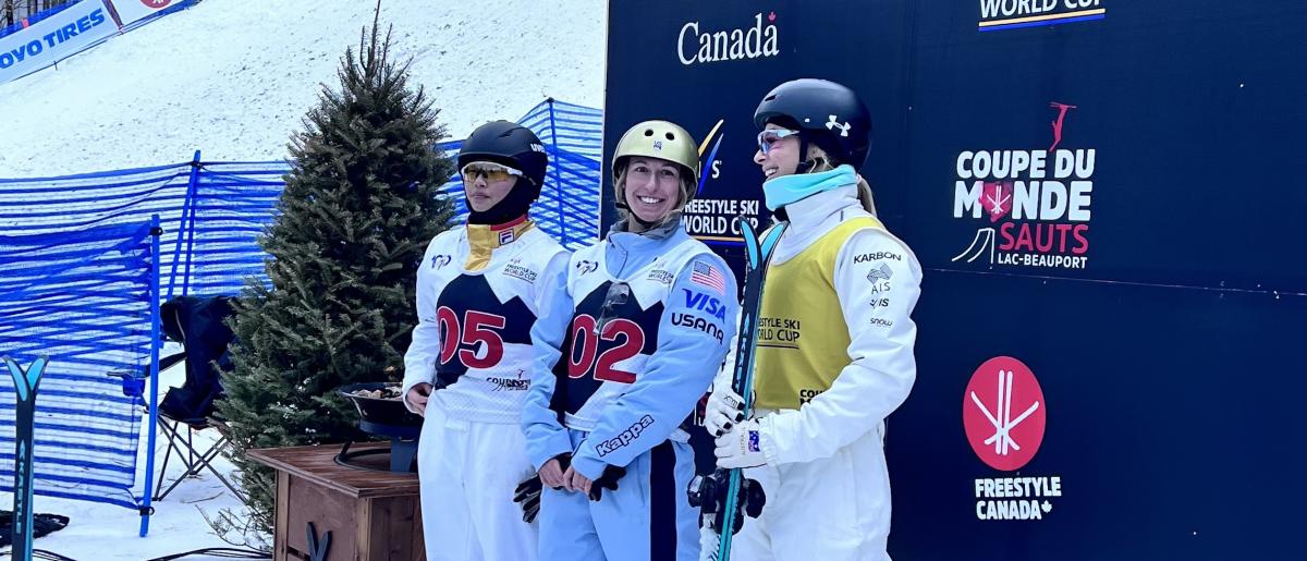 Vinecki Triumphs in Aerials World Cup at Lac-Beauport, Reclaims World Cup Leader Position.