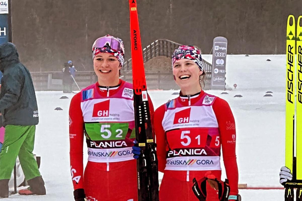Brabec and McKinnon secure second place at Nordic Junior World Ski Championships