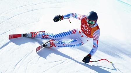 Ryan Cochran-Siegle led Team USA in 14th in super-G Friday at the Jeongseon Alpine Centre. (Getty Images - Alexander Hassenstein)