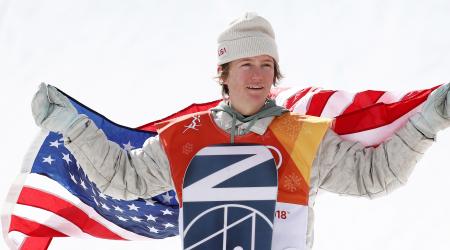 Red Gerard won the gold medal in slopestyle snowboarding Sunday at the 2018 Olympic Winter Games at Phoenix Snow Park in Pyeongchang-gun, South Korea. (Getty Images - Clive Rose)