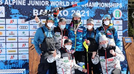 Ritchie 2021 World Junior Slalom Champion