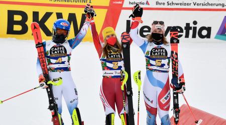 Mikaela Shiffrin Lenzerheide Slalom