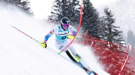 Luke Winters in Adelboden Slalom