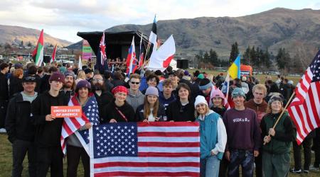 U.S. athletes at the 2023 Park & Pipe Junior World Championship in Cardrona, NZ. 