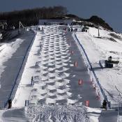 The moguls course in Thaiwoo, China