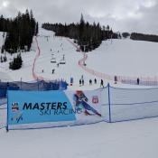 SL Course at the 2018 FIS Masters World Criterium in Big Sky, MT